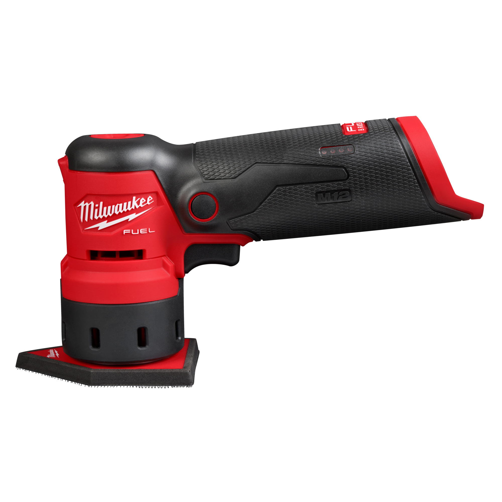 Milwaukee M12 FUEL Orbital Detail Sander, Max. Speed 12,000 OPM, Pad Diameter 5in., Model# 2531-20